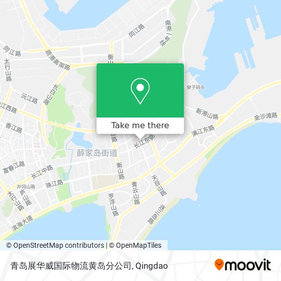 青岛展华威国际物流黄岛分公司 map
