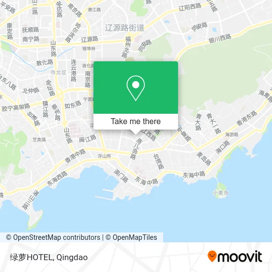 绿萝HOTEL map