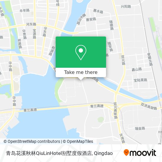 青岛花溪秋林QiuLinHotel别墅度假酒店 map