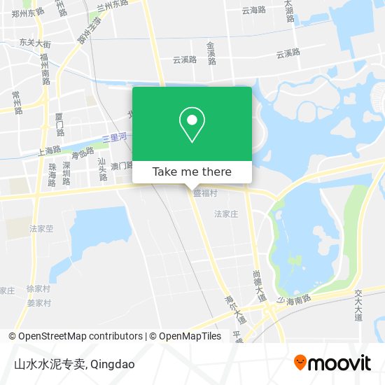 山水水泥专卖 map