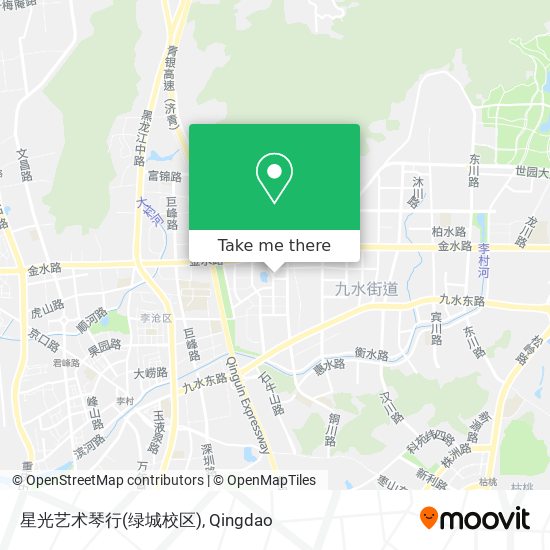星光艺术琴行(绿城校区) map