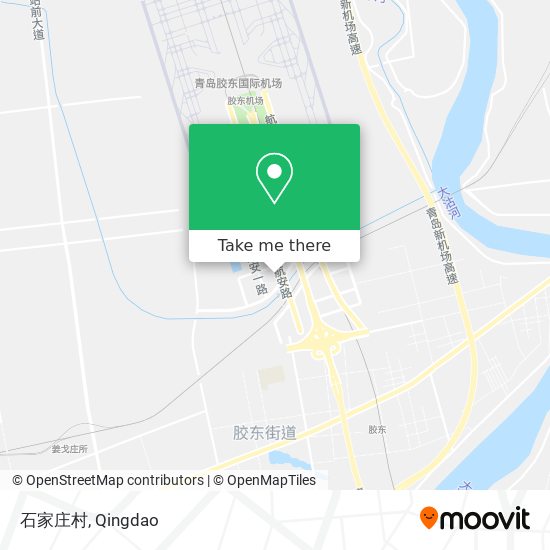 石家庄村 map