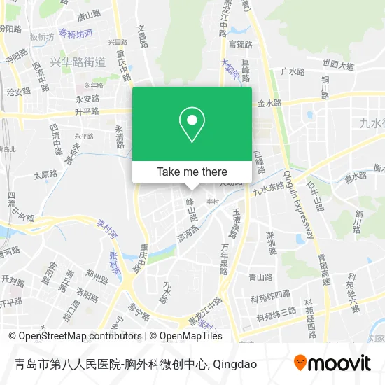 青岛市第八人民医院-胸外科微创中心 map