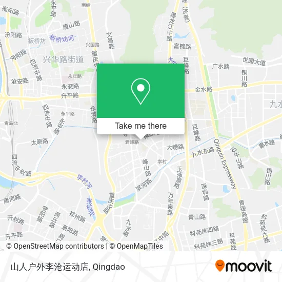 山人户外李沧运动店 map