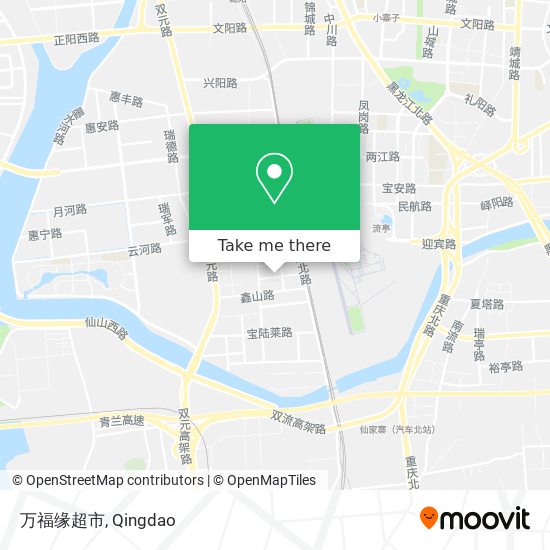 万福缘超市 map