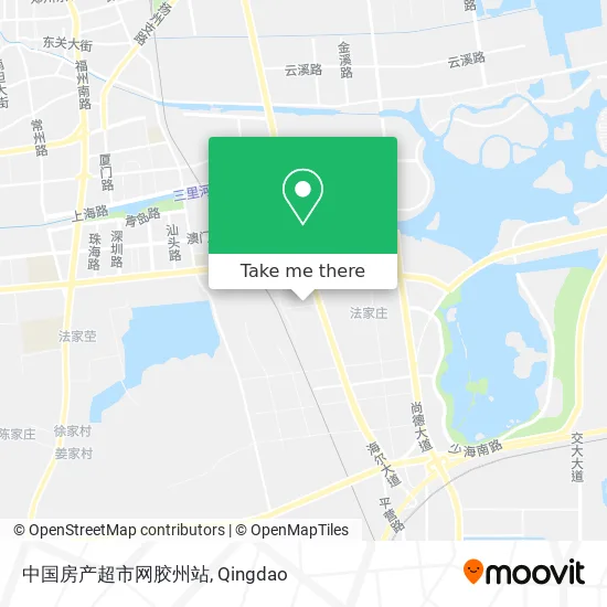 中国房产超市网胶州站 map