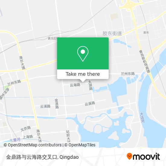 金鼎路与云海路交叉口 map