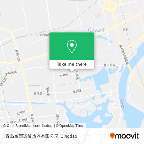 青岛威西诺散热器有限公司 map