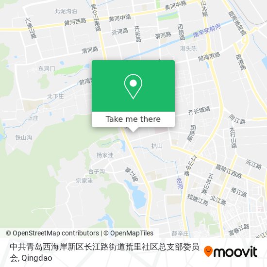 中共青岛西海岸新区长江路街道荒里社区总支部委员会 map