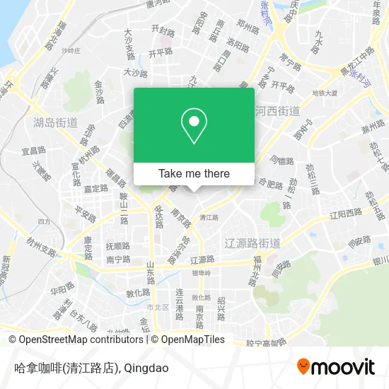 哈拿咖啡(清江路店) map