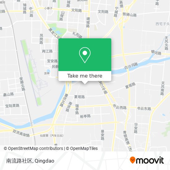 南流路社区 map