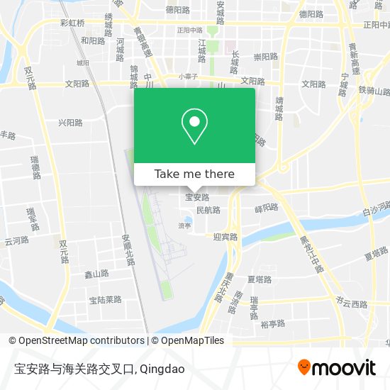 宝安路与海关路交叉口 map