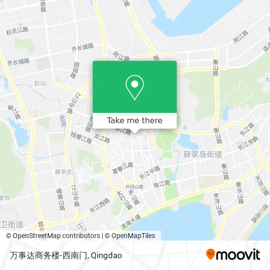 万事达商务楼-西南门 map