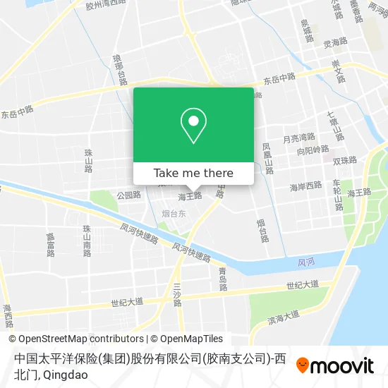 中国太平洋保险(集团)股份有限公司(胶南支公司)-西北门 map