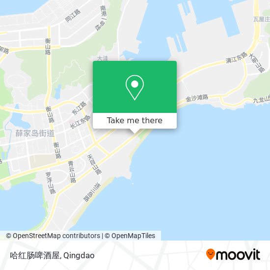 哈红肠啤酒屋 map