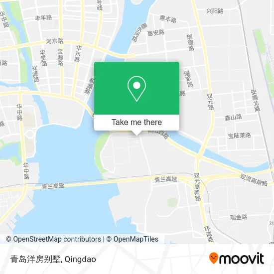 青岛洋房别墅 map