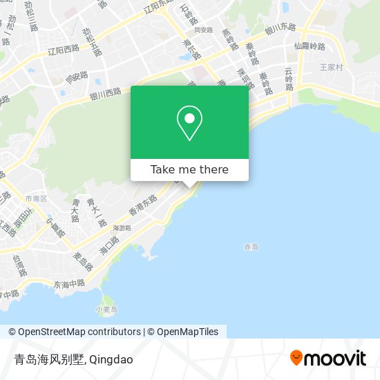 青岛海风别墅 map