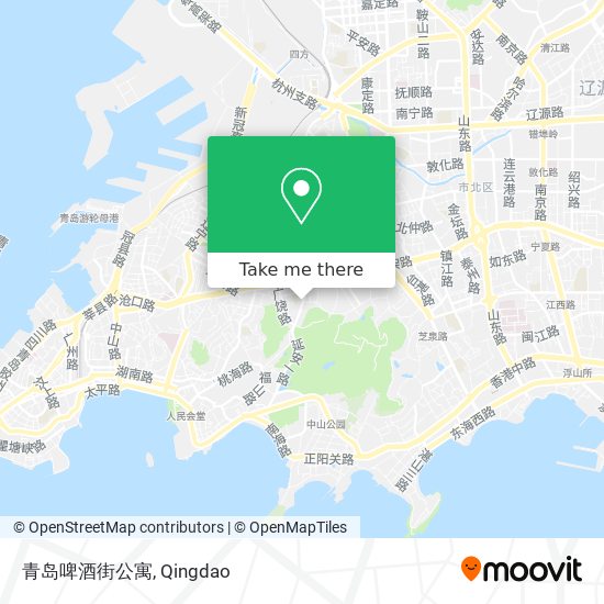 青岛啤酒街公寓 map