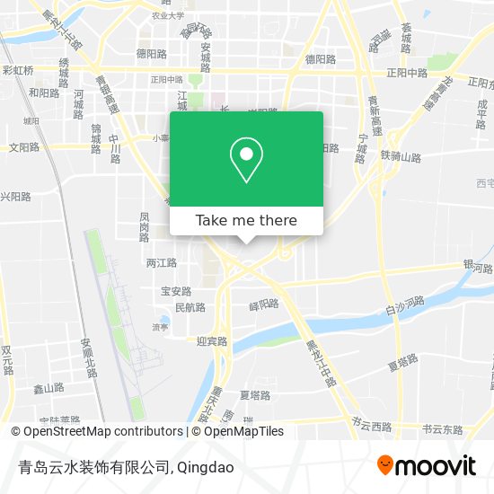 青岛云水装饰有限公司 map