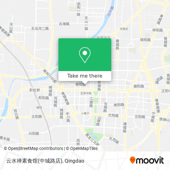 云水禅素食馆(中城路店) map