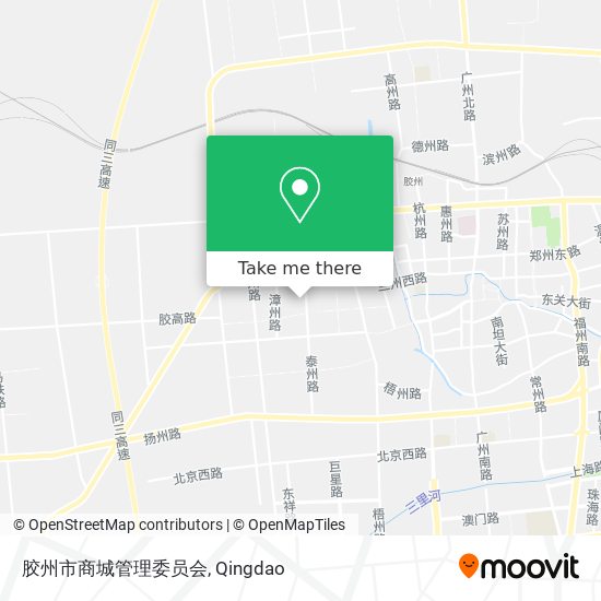 胶州市商城管理委员会 map