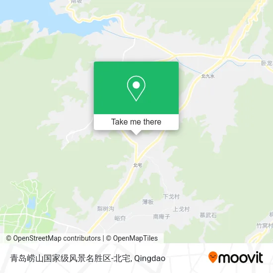 青岛崂山国家级风景名胜区-北宅 map
