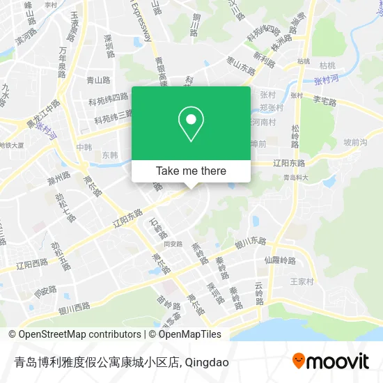 青岛博利雅度假公寓康城小区店 map