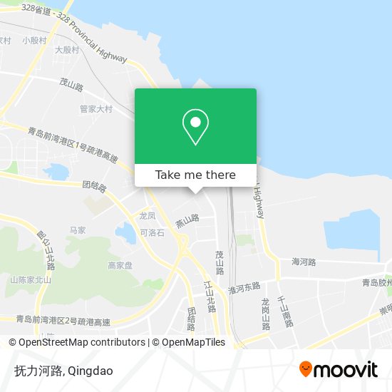 抚力河路 map