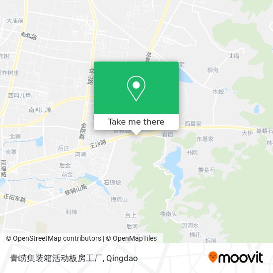 青崂集装箱活动板房工厂 map