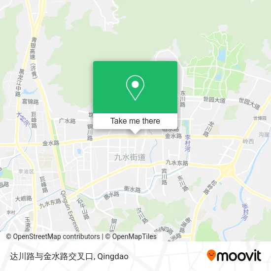 达川路与金水路交叉口 map