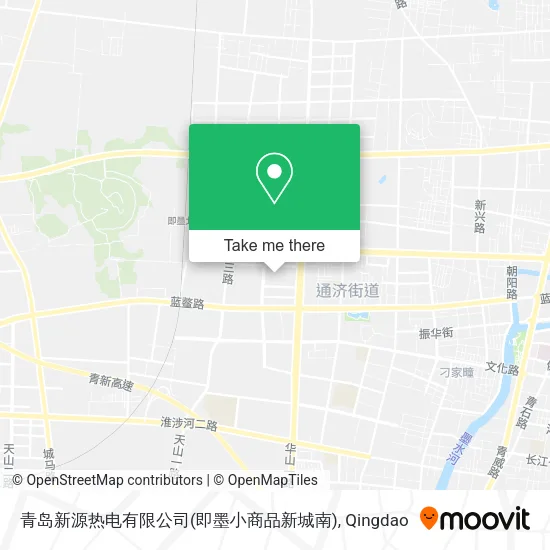 青岛新源热电有限公司(即墨小商品新城南) map