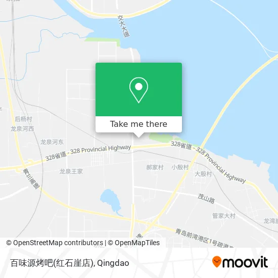 百味源烤吧(红石崖店) map