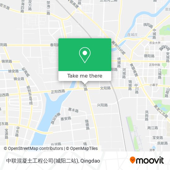 中联混凝土工程公司(城阳二站) map