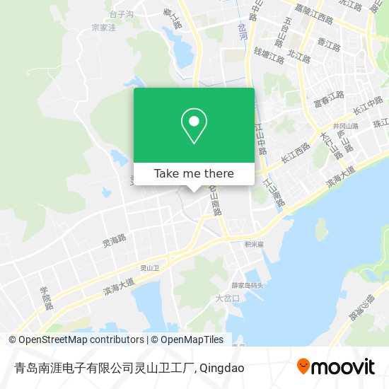 青岛南涯电子有限公司灵山卫工厂 map