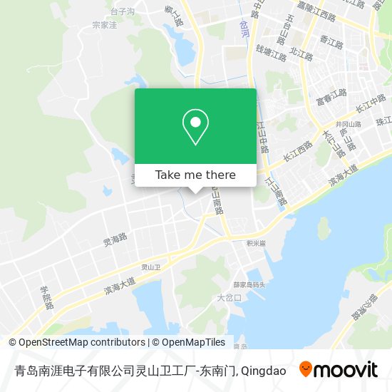 青岛南涯电子有限公司灵山卫工厂-东南门 map