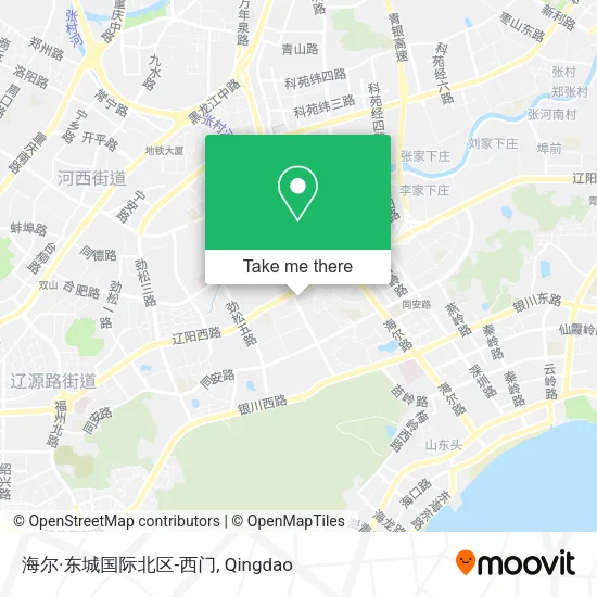 海尔·东城国际北区-西门 map