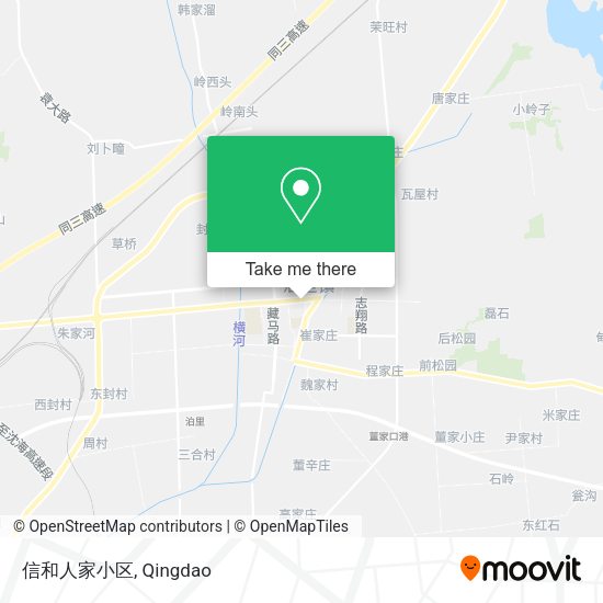 信和人家小区 map