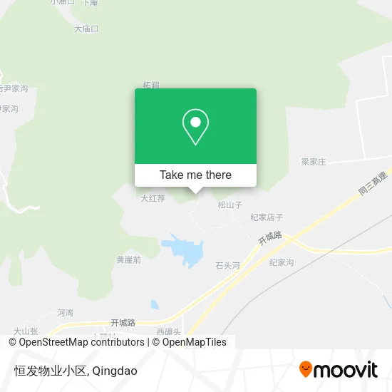恒发物业小区 map