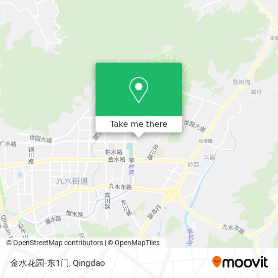 金水花园-东1门 map
