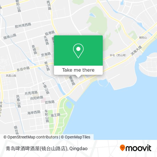 青岛啤酒啤酒屋(镜台山路店) map