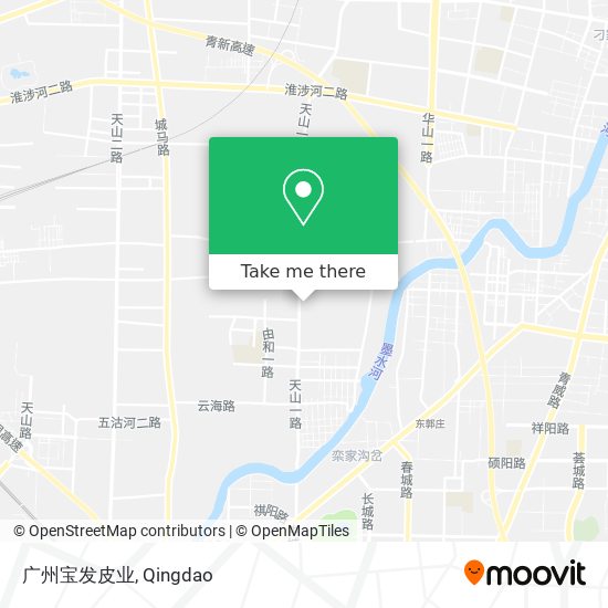 广州宝发皮业 map