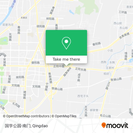 国学公园-南门 map