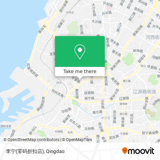 李宁(零码折扣店) map