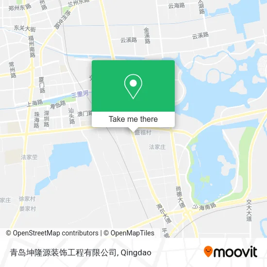 青岛坤隆源装饰工程有限公司 map