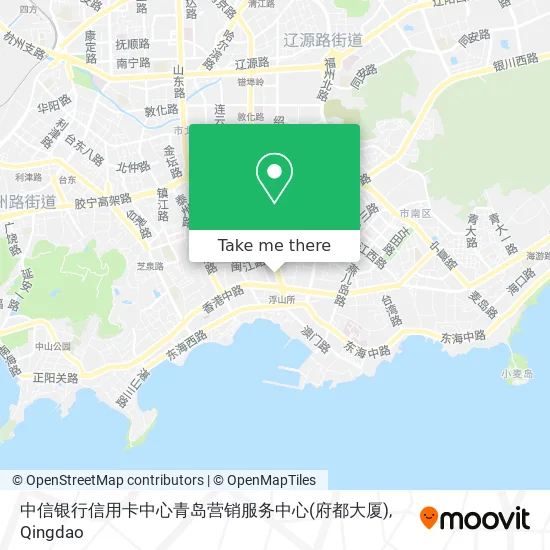 中信银行信用卡中心青岛营销服务中心(府都大厦) map