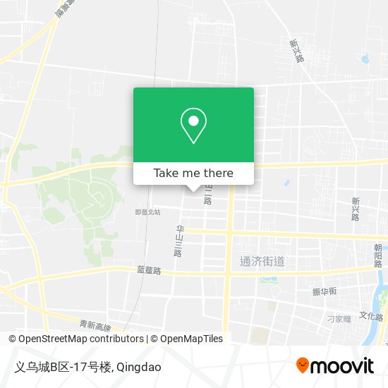 义乌城B区-17号楼 map