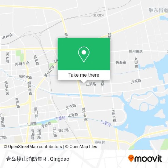 青岛楼山消防集团 map