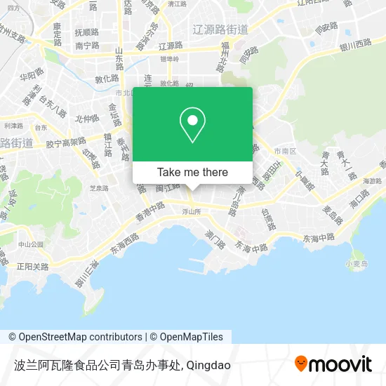 波兰阿瓦隆食品公司青岛办事处 map