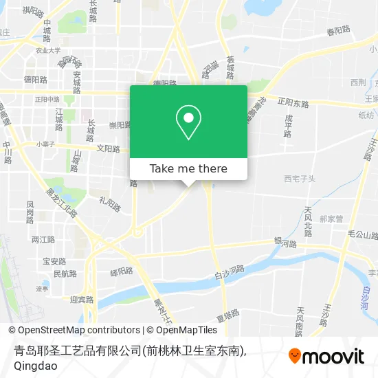 青岛耶圣工艺品有限公司(前桃林卫生室东南) map