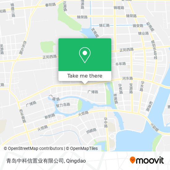 青岛中科信置业有限公司 map